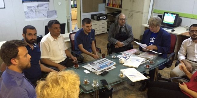 turkey_sept EFJ-IFJ delegation in meeting with DIHA journalists in Istanbul. Credit: MK/EFJ